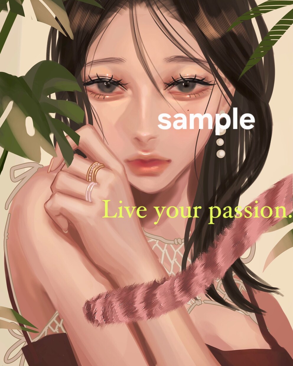 アイコン・装丁・動画サムネなどのイラストを描きます お任せはもちろんメイクやファッション等こだわりたい方は是非✨ イメージ3