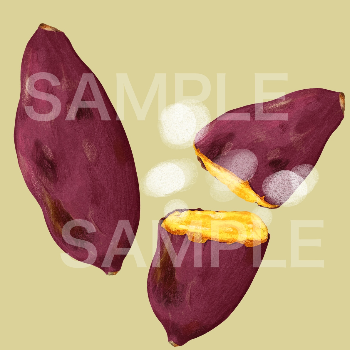 パクッと食べたくなる♪手描き食べ物イラスト描きます 背景やキャラクター追加も可能。店舗メニュー、SNS素材として イメージ8