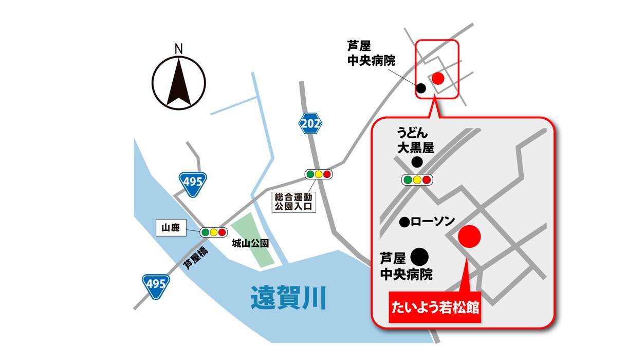 簡単・爆速！所在地MAP作成いたします 住所とスクショからシンプルで分かりやすい地図を作成！ イメージ6
