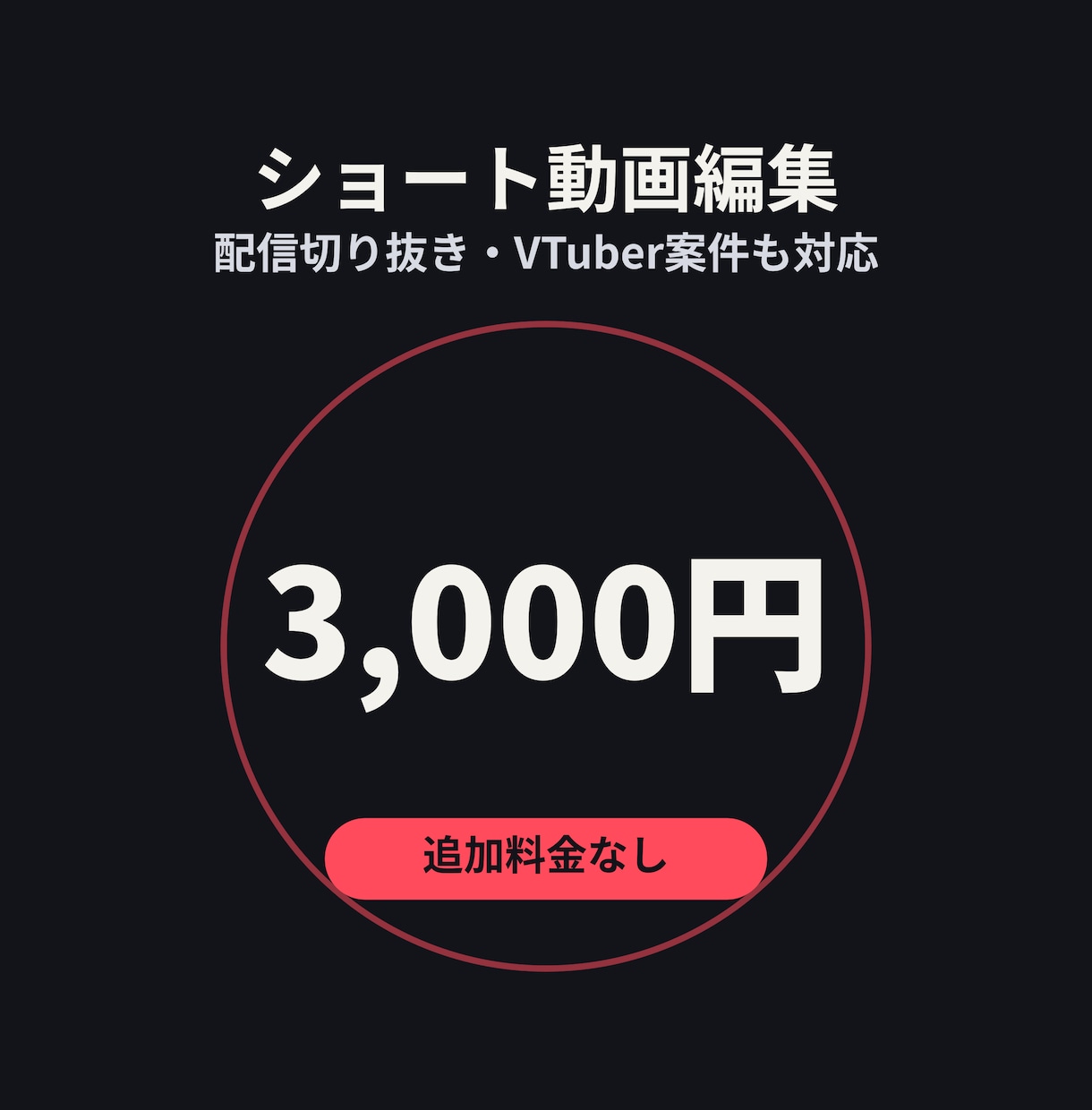 Vtuber、配信切り抜きショート動画を作成します 3000円キッカリで作成いたします！ イメージ1