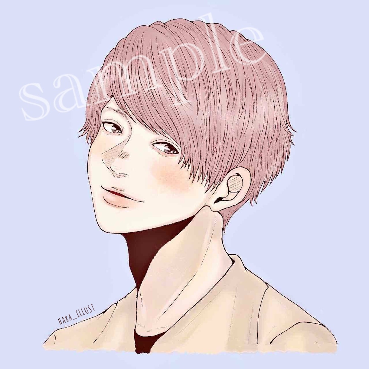 お写真を元に丁寧に似顔絵風イラストを描きます ❁自分だけのSNSアイコン・プレゼント用・記念日などに❁ イメージ6