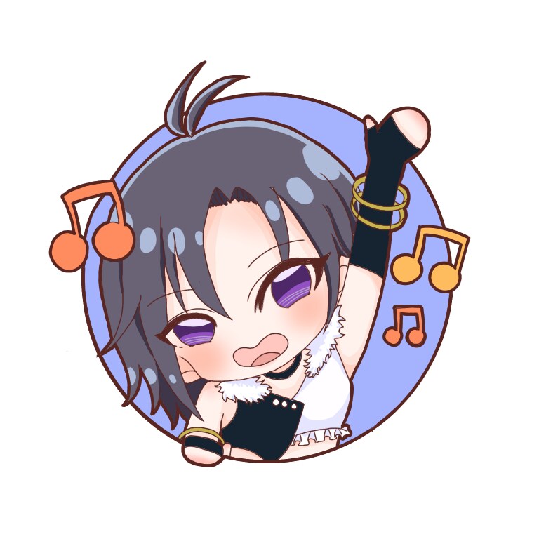 飛び出して見える？！なんちゃってアイコン描きます TwitterやLINEのアイコンに！シンプルな可愛いを！！ イメージ2
