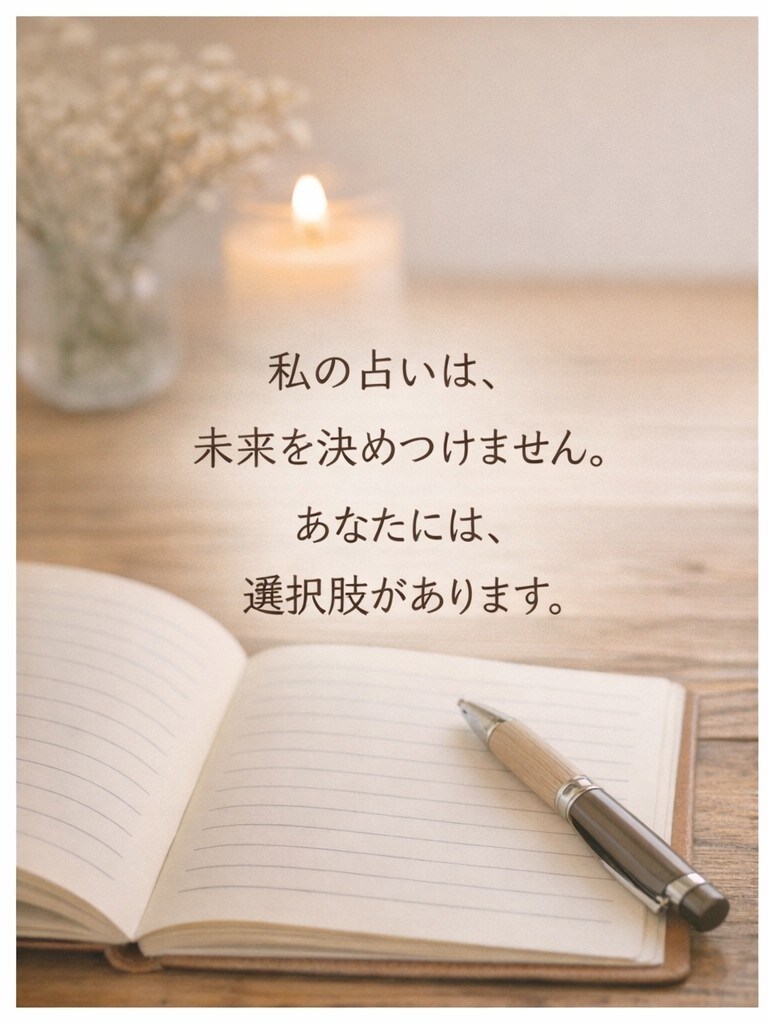 あなたの運勢と今必要なメッセージをお伝えします 怖くない、決めつけない。心が軽くなる占いをお届けします。 イメージ2