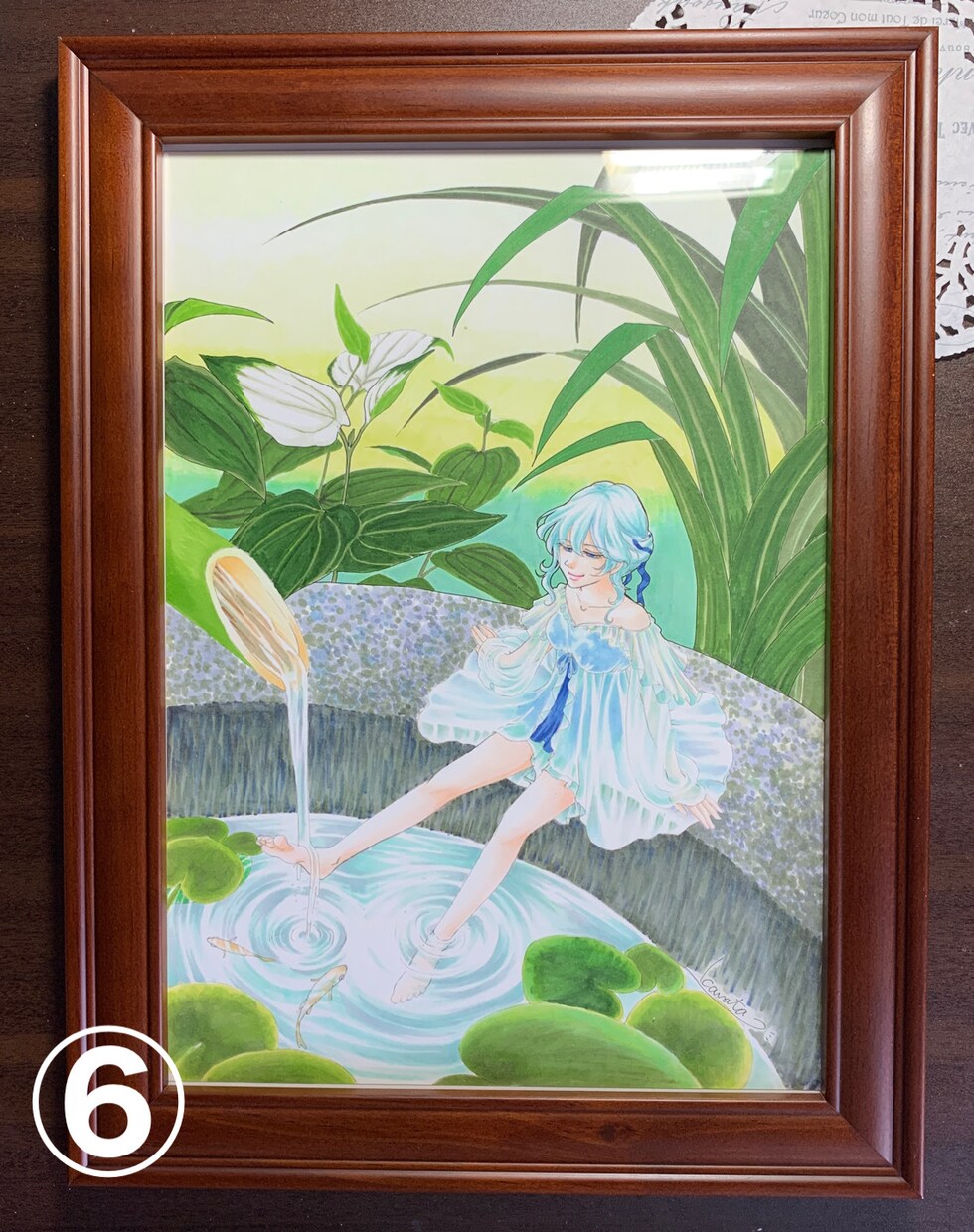 手描きイラスト販売します 掲載品全品、額装してお届けいたします⭐︎ イメージ6