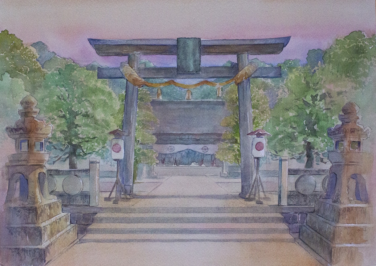 水彩で風景画描きます アナログ制作、原画での納品、またはデータ イメージ3
