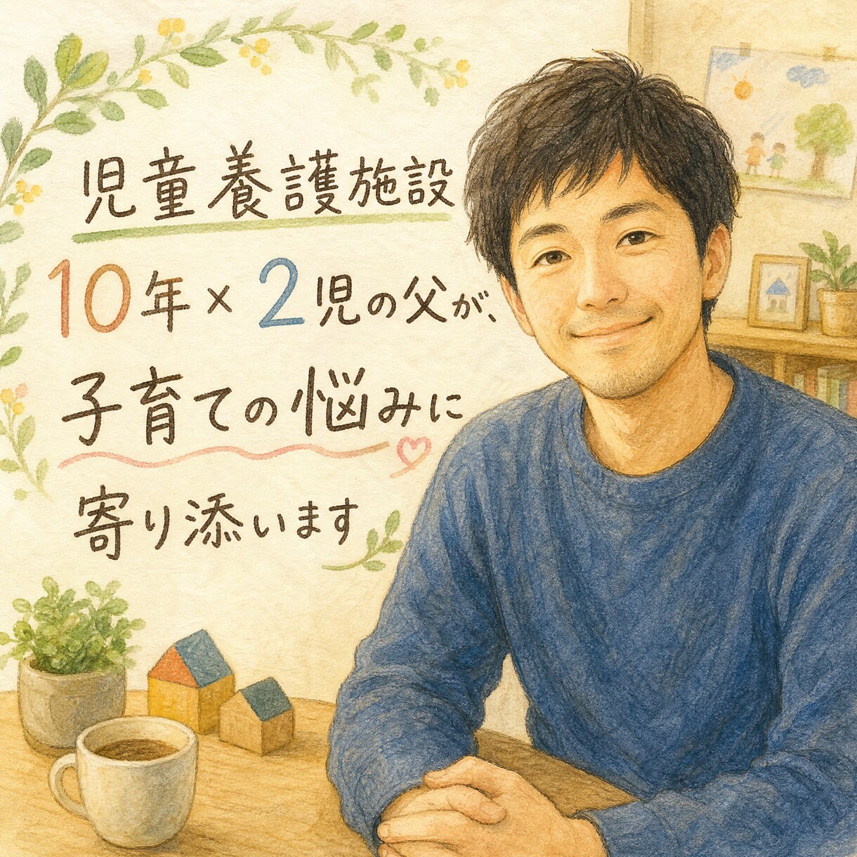 子育ての不安や悩みをプロとパパの視点から解決します 児童養護施設職員歴約10年×女の子2児の父親が聴きます！ イメージ1