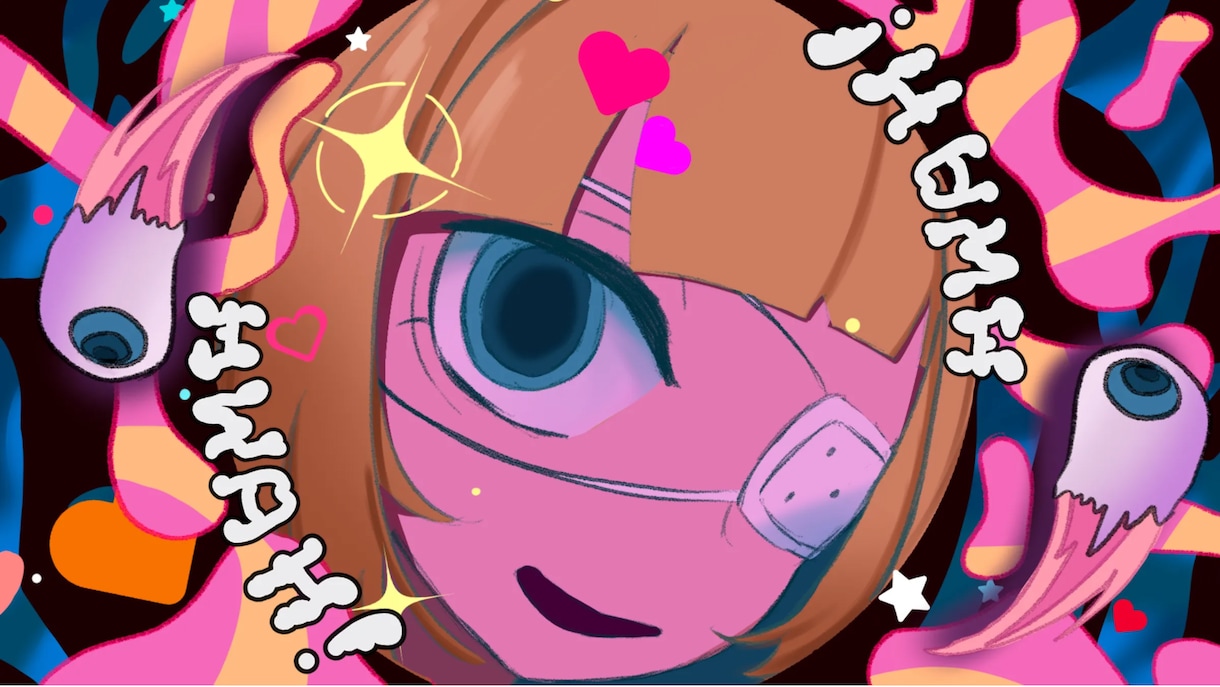 歌ってみたMVイラスト作成します 本家様と似た構図をご希望に沿った形で作成します！ イメージ1