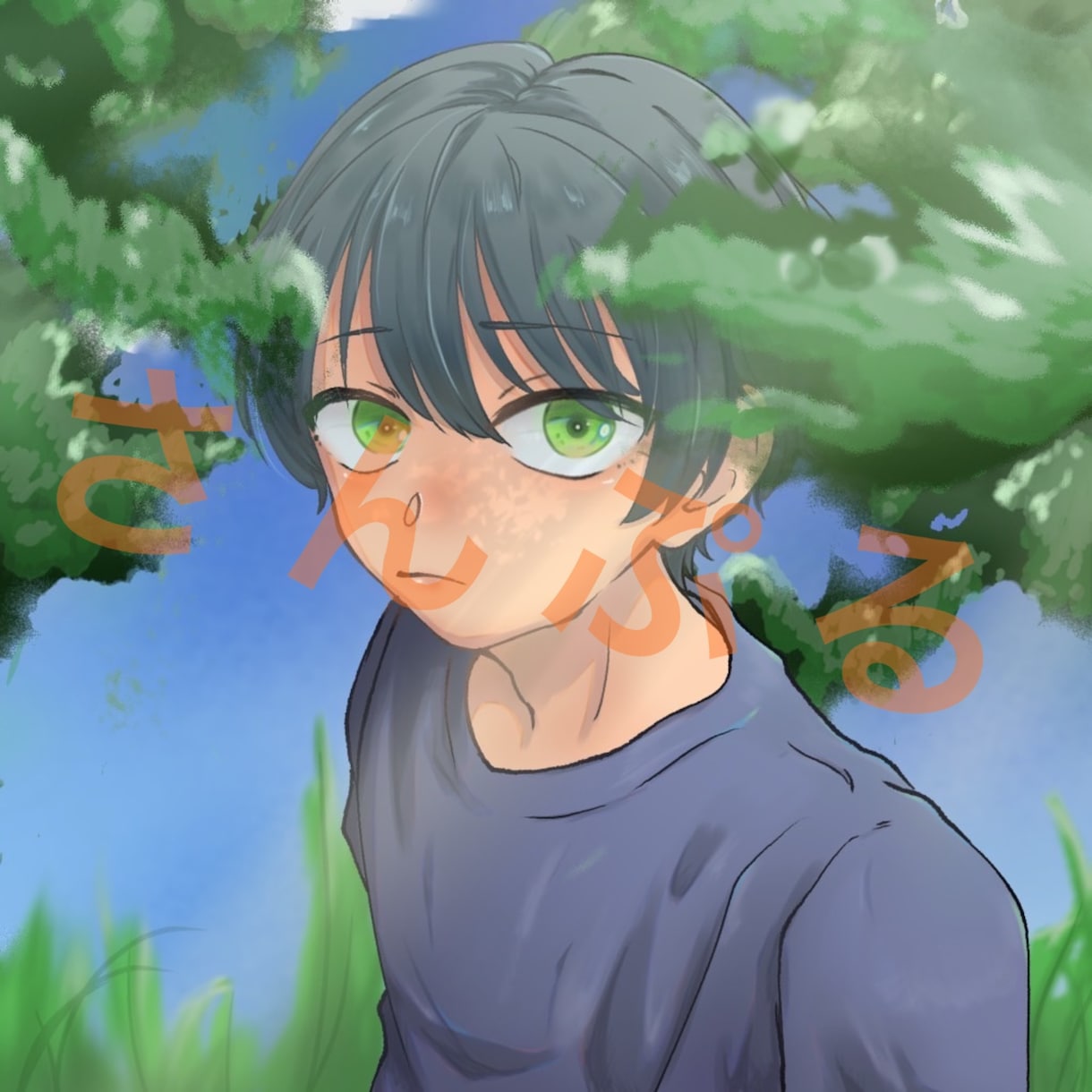 中性的な子描きます あなただけのSNSアイコン作ります イメージ2