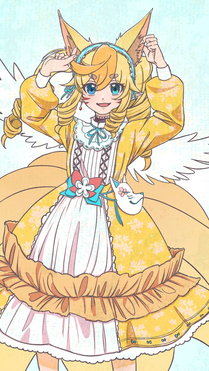 一枚絵・アイコン・グッズ用イラスト描きます 可愛い系幼め系のイラスト描きます(簡易的な背景有り) イメージ4