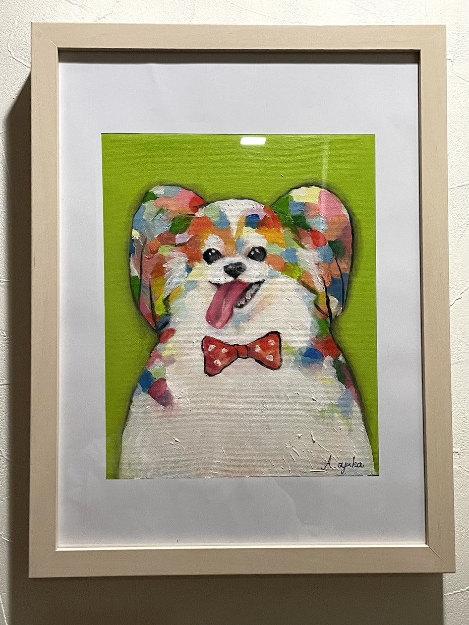 ペットの油絵をキャンバスに描きます 大切なご家族の一瞬を、油絵で残しませんか？F3/F4 イメージ4