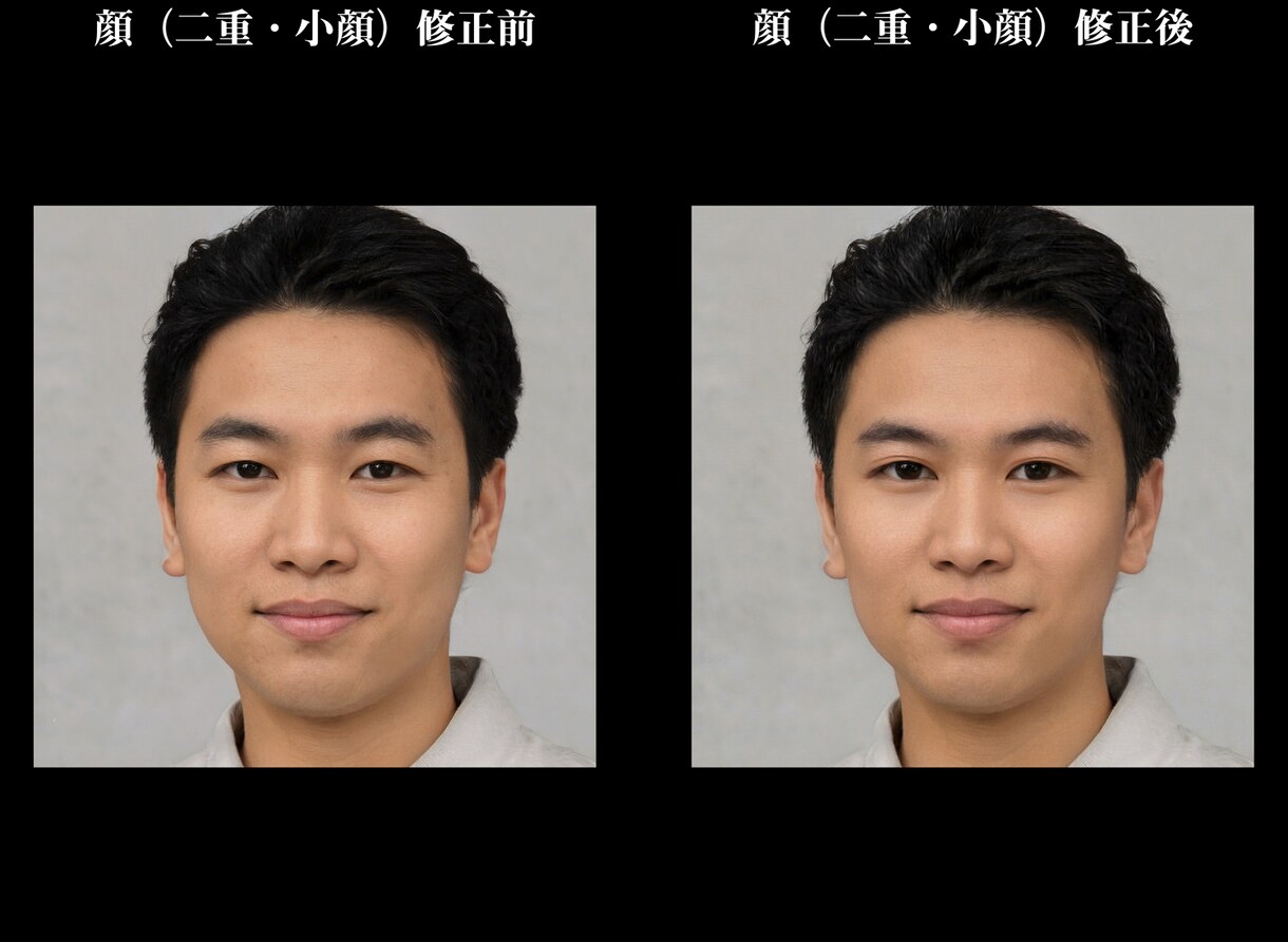 マッチングするハイクオリティ人物写真に変化させます 透かし入りサンプルを作成し、ご納得した上でご購入いただけます イメージ3