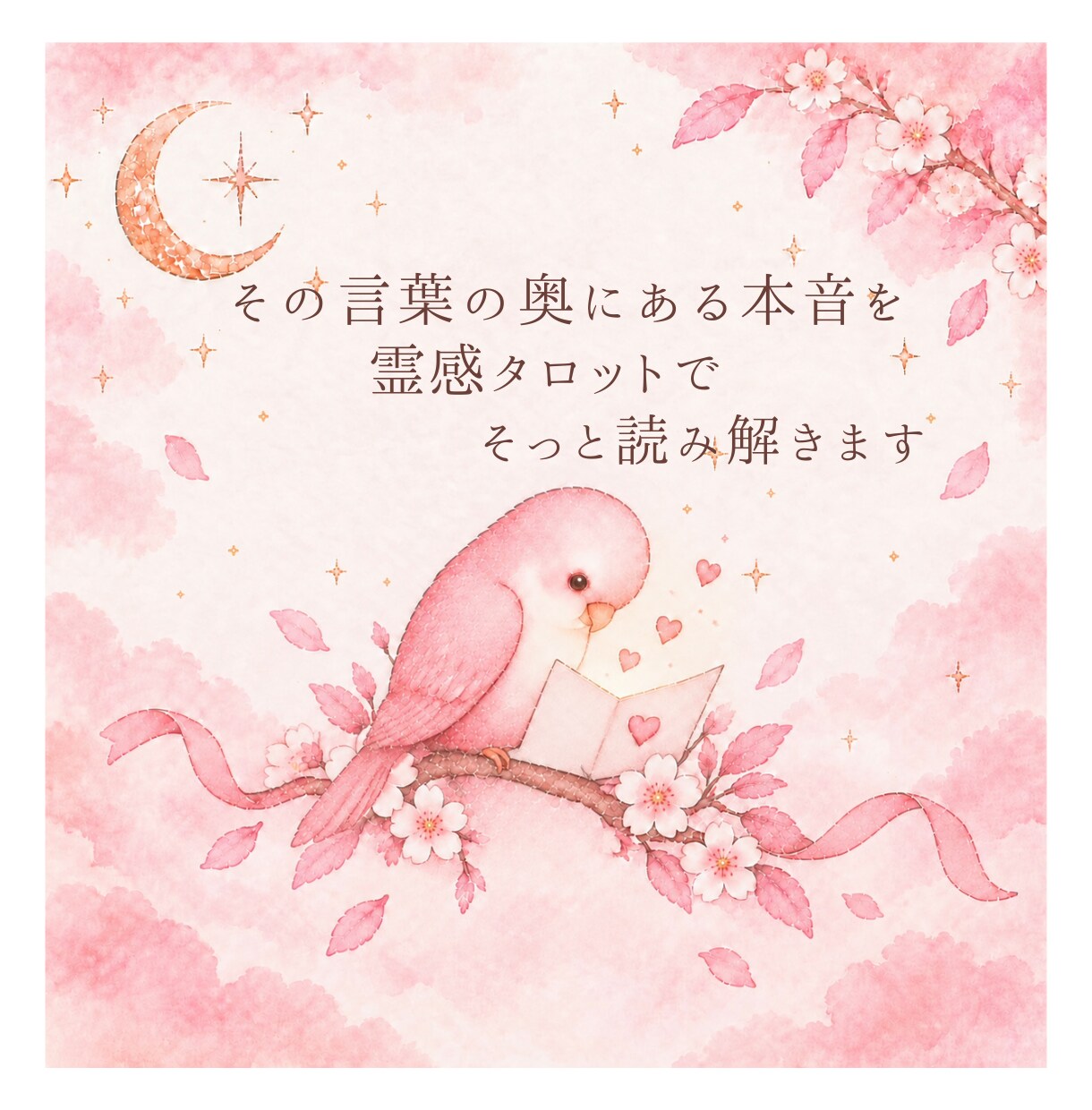 見えない彼の気持ち♡タロットでそっと読み解きます 言えない気持ちも、ふわっと解き明かします♡ イメージ3