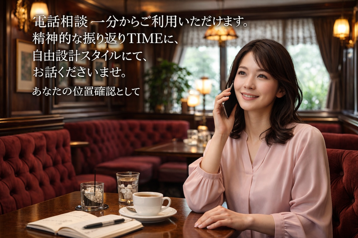 あなたのお話に一分から寄り添います 自分の人生を生きるあなたの自由な気軽なお話をしてください。 イメージ1