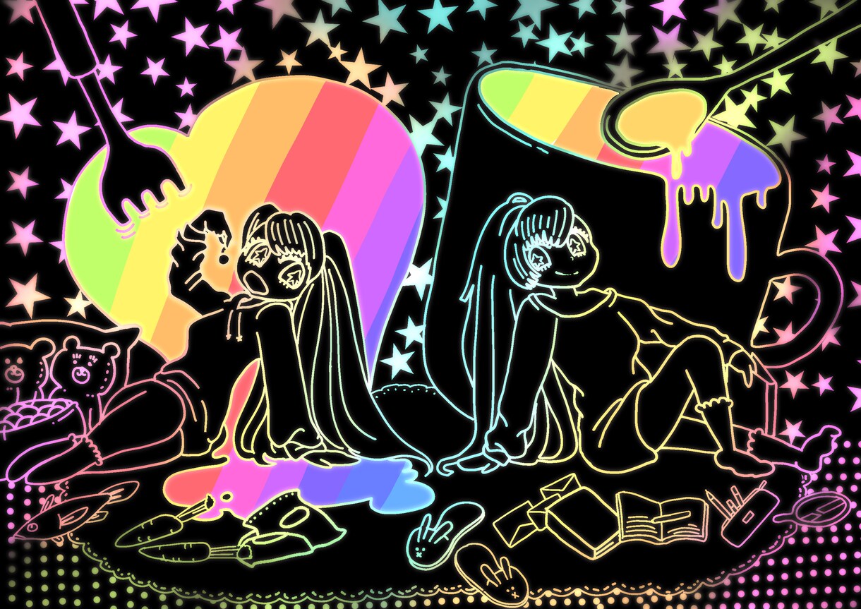 シンプルカワイイイラスト描きます 海外エッセンス入り用途に合わせたユニークなイラストお作り！ イメージ4
