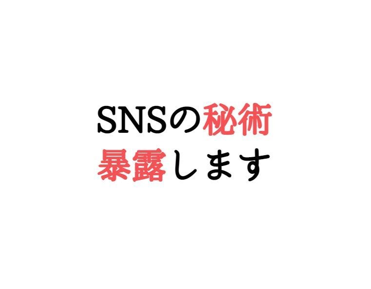 乱用禁止★SNSで影響力を持つ！SNS秘術教えます まずはじめに、あなたのアカウント2秒で飽きられています。 イメージ1