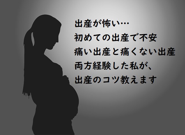 実体験！出産が怖い方…出産が痛くないコツ教えます 実体験！痛い出産、痛くない出産、両方経験し見つけた出産のコツ イメージ1