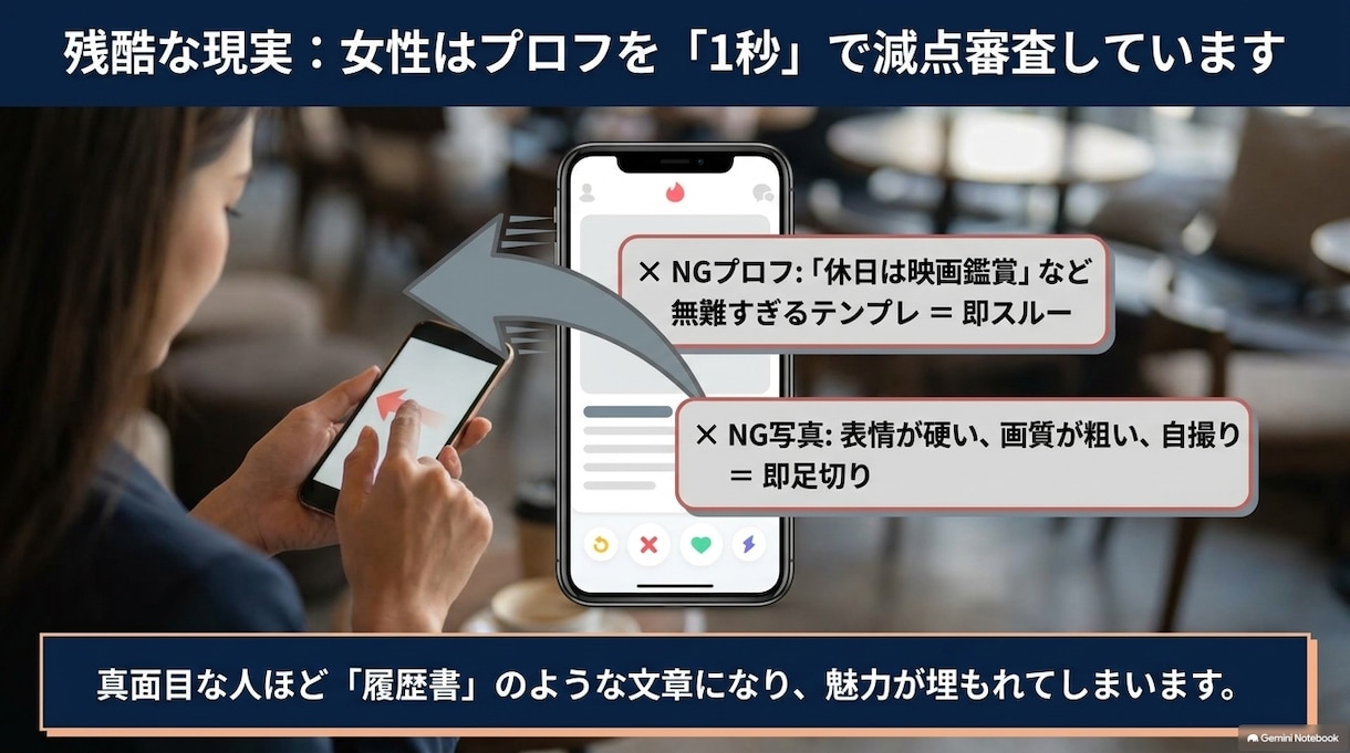 マッチ数を増やすプロフ作成代行します マッチ数を増やすプロフ作成代行 イメージ3