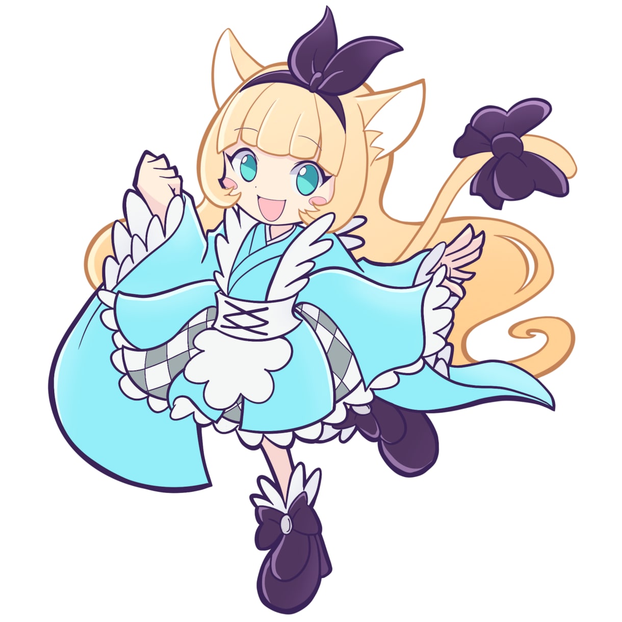 ぷよぷよ風イラスト描きます ご自身をあの絵柄で表現！(全身イラスト) イメージ1