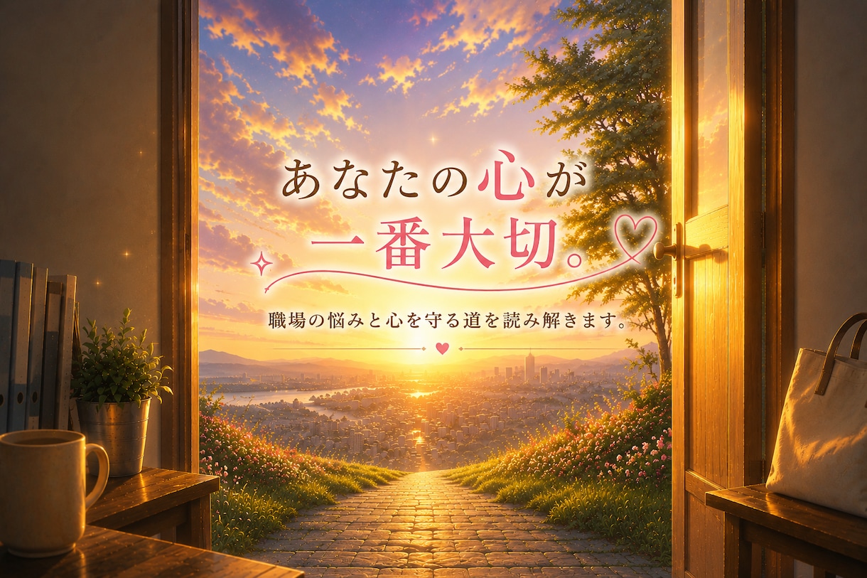 職場の限界に光を灯す♡心を守る道を読みます 心の限界に癒しの光を灯す♡愛の言霊鑑定 イメージ1