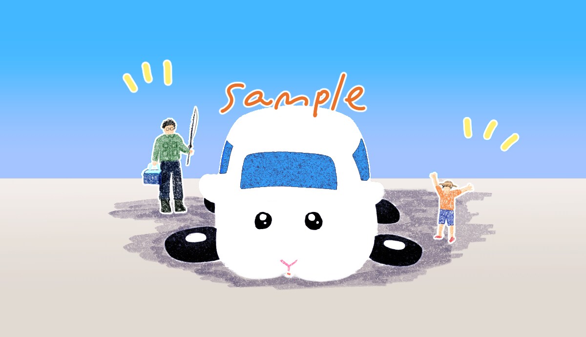 あなたの愛車がモルカーに！？イラスト描きます モルカーモチーフのあなただけのモルカー作成します！ イメージ3