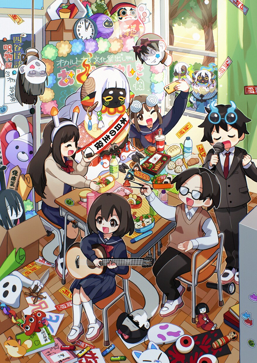 背景ありのアニメ調一枚イラストを制作いたします 商業利用可能！MVイラスト、キービジュアル、書籍、動画用など イメージ5