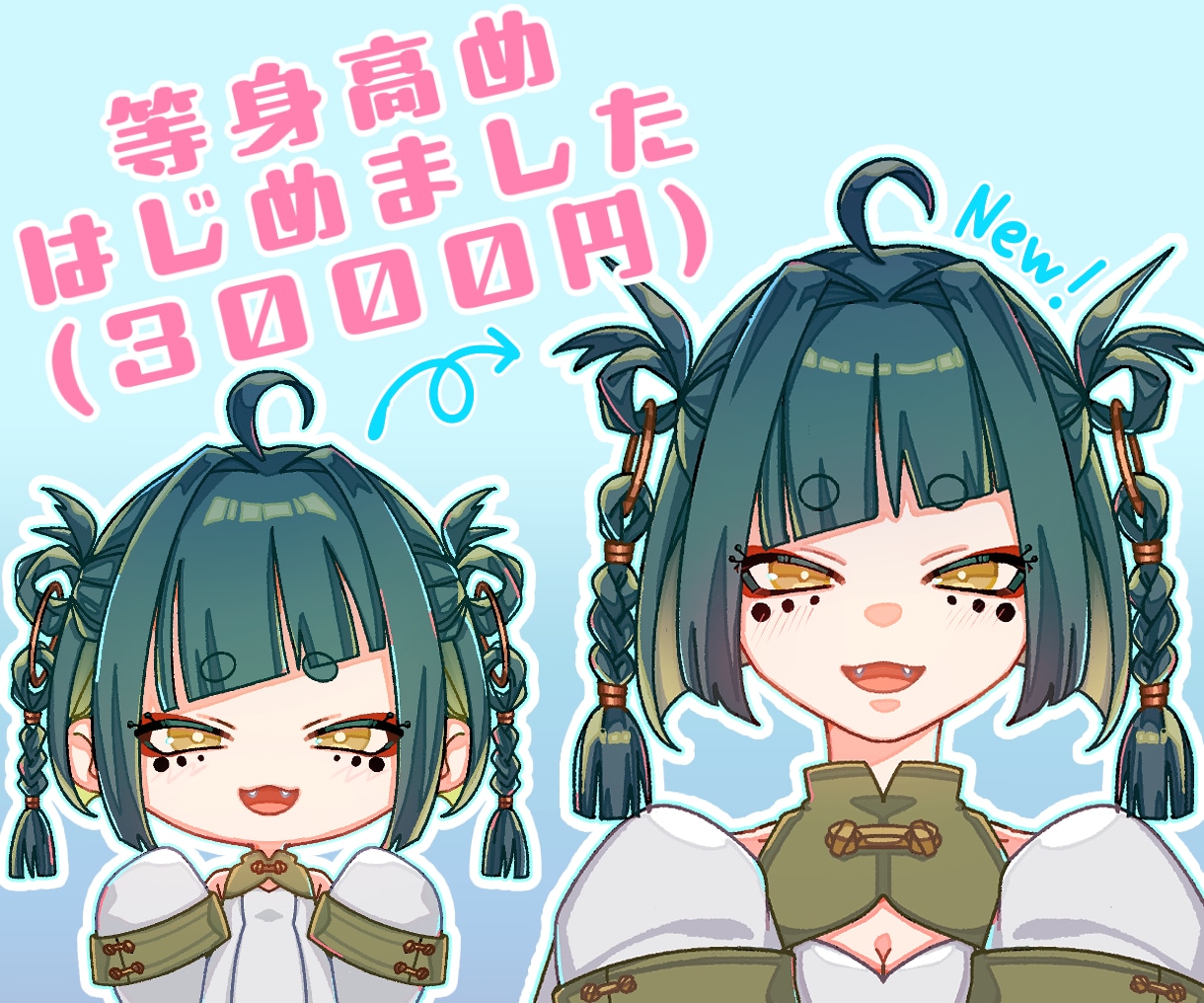 一目でわかる！「ゆるっとアイコン」作成いたします アイコンにどうですか！等身高めもはじめました！ イメージ4