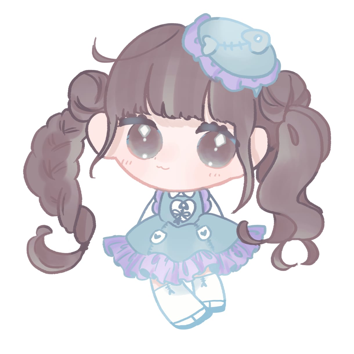 商用利用可◆ふわふわ・かわいい♡イラスト制作します ふわふわ系のかわいいイラスト！ イメージ2