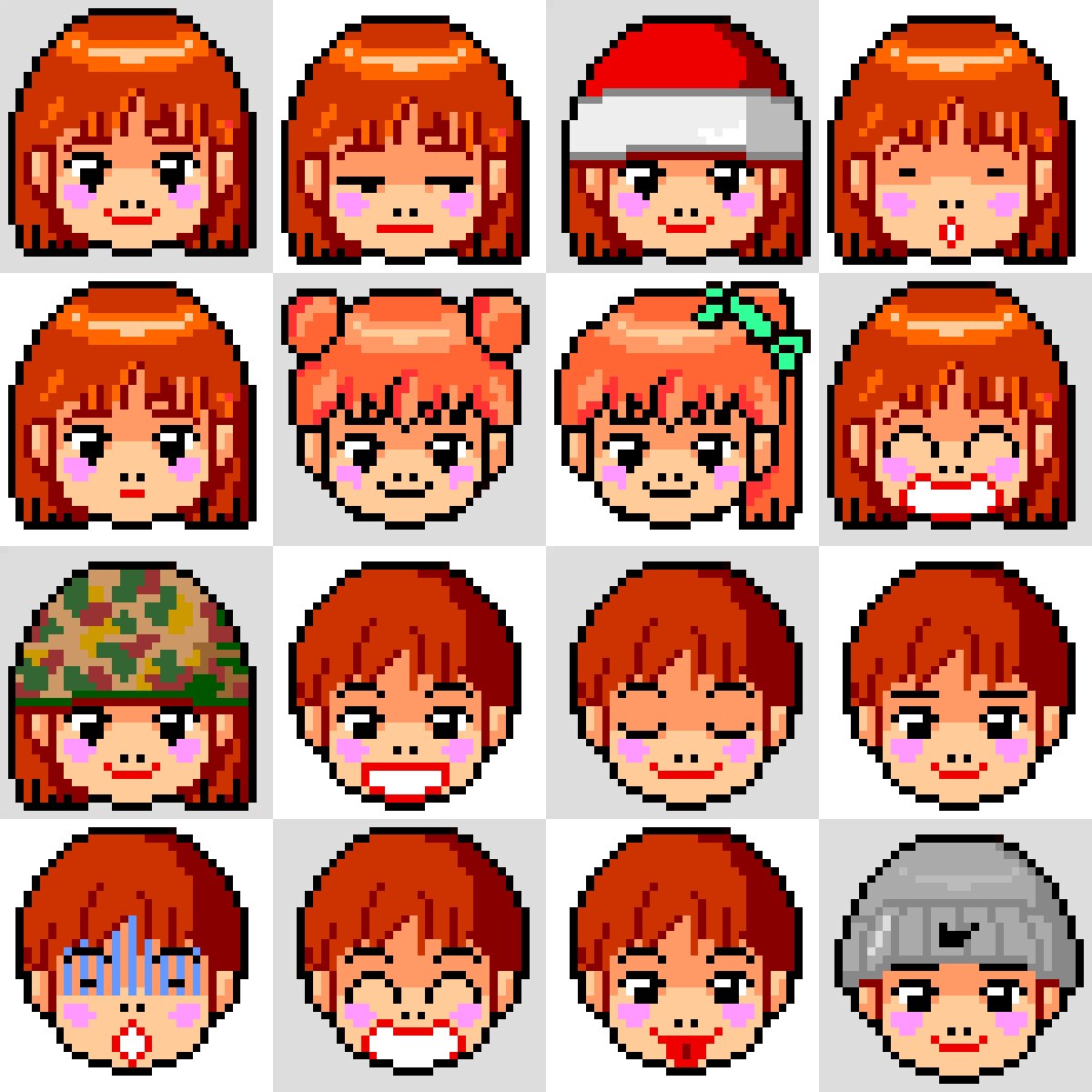 SNSアイコンに！かわいいドット絵制作します 32×32pxのドット絵をご希望のサイズにしてお渡しします！ イメージ6