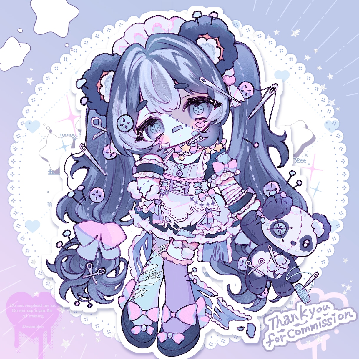 ゆるかわミニキャライラストお描きします オーダーメイドでミニキャライラストを制作します！ イメージ1