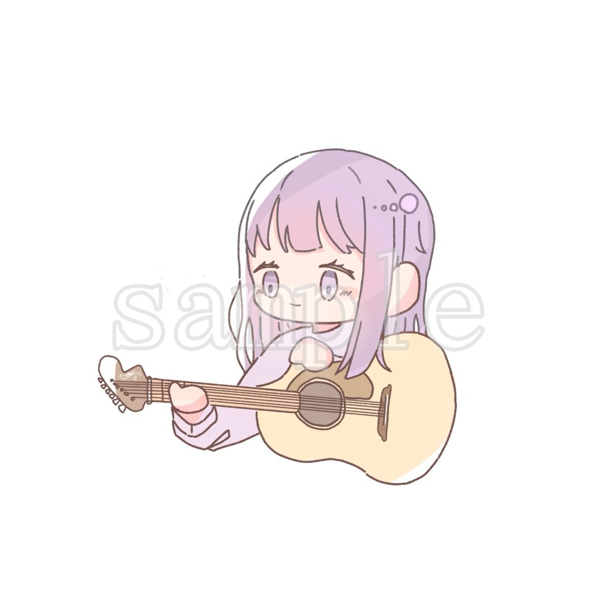 ゆるっとしたアイコン描きます サンプルのような、ゆるかわな雰囲気のイラスト描いてます！ イメージ2