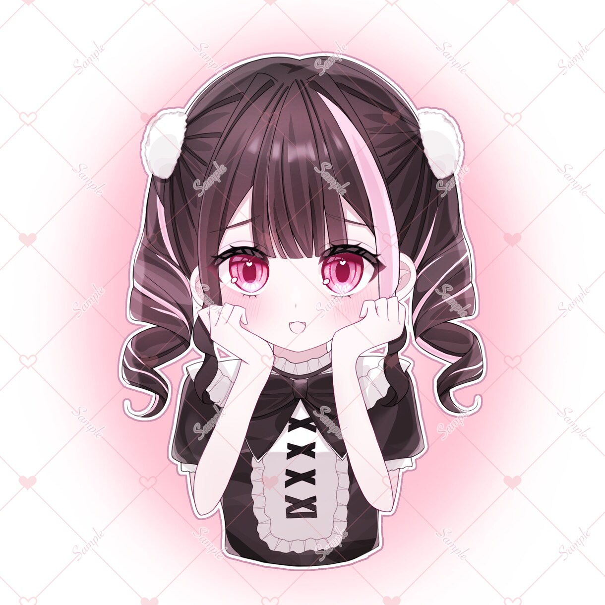 3000円~。SNS等で使えるアイコン描きます とぅるとぅるきらきらかわいいをお求めの方‪.ᐟ イメージ3