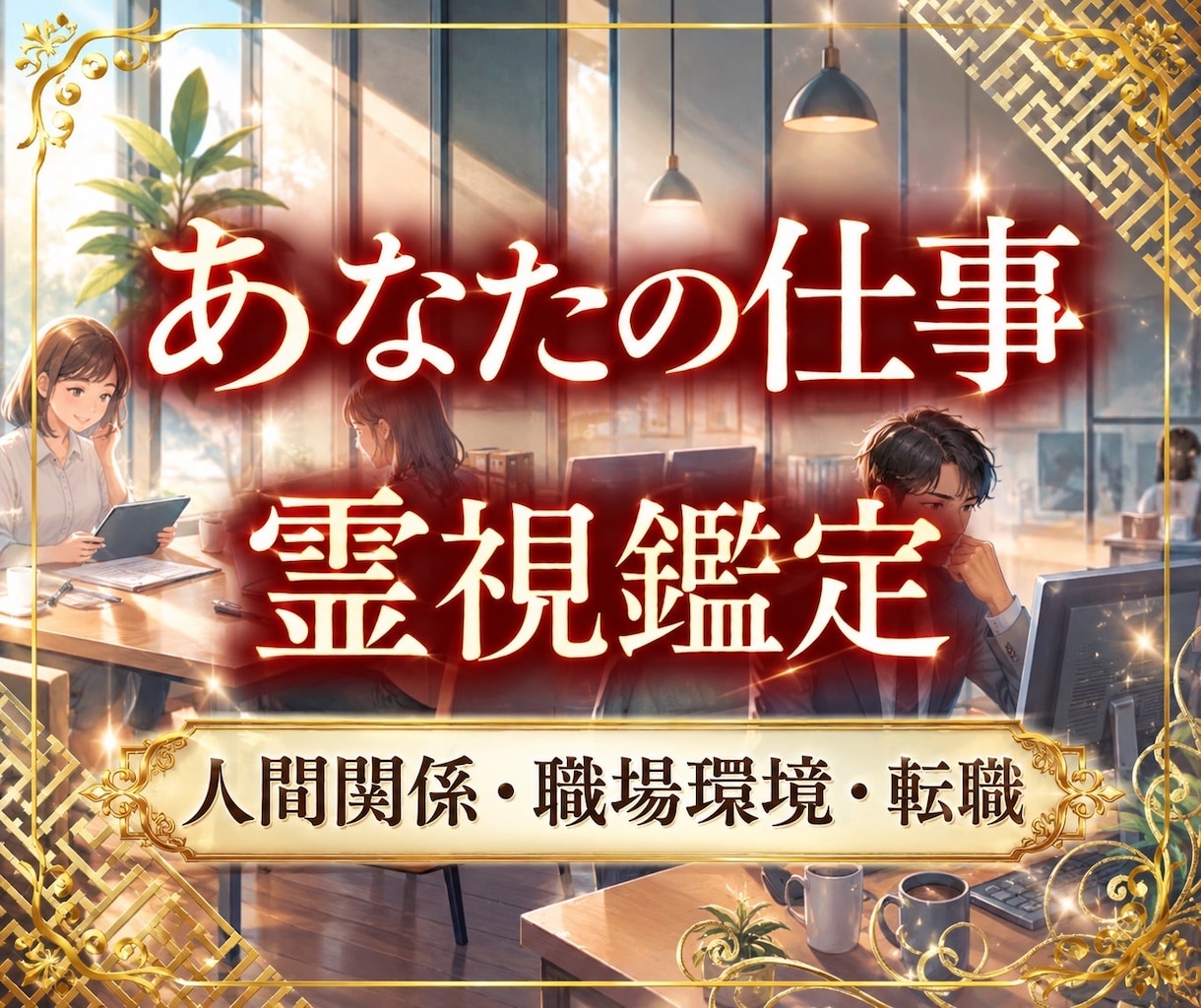仕事に関するお悩み解決します 転職・適職・独立・人間関係など相談内容は何でも大丈夫です イメージ1