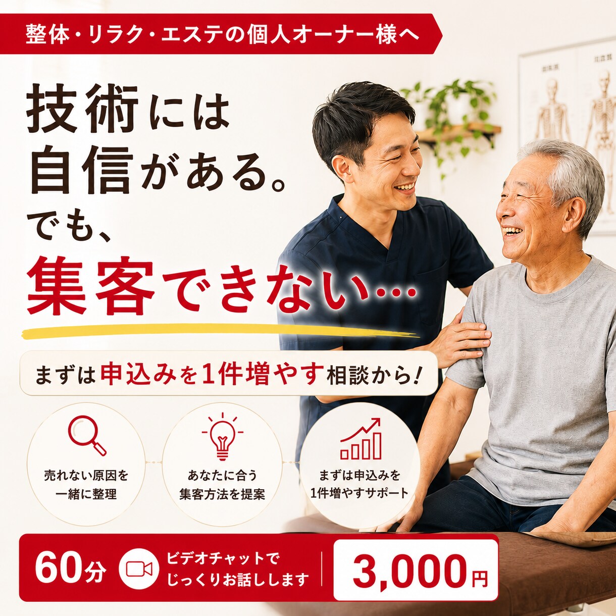 集客の正解探しを終わらせます 売れない原因を特定し、あなたに一番合う集客を一緒に見つけます イメージ1