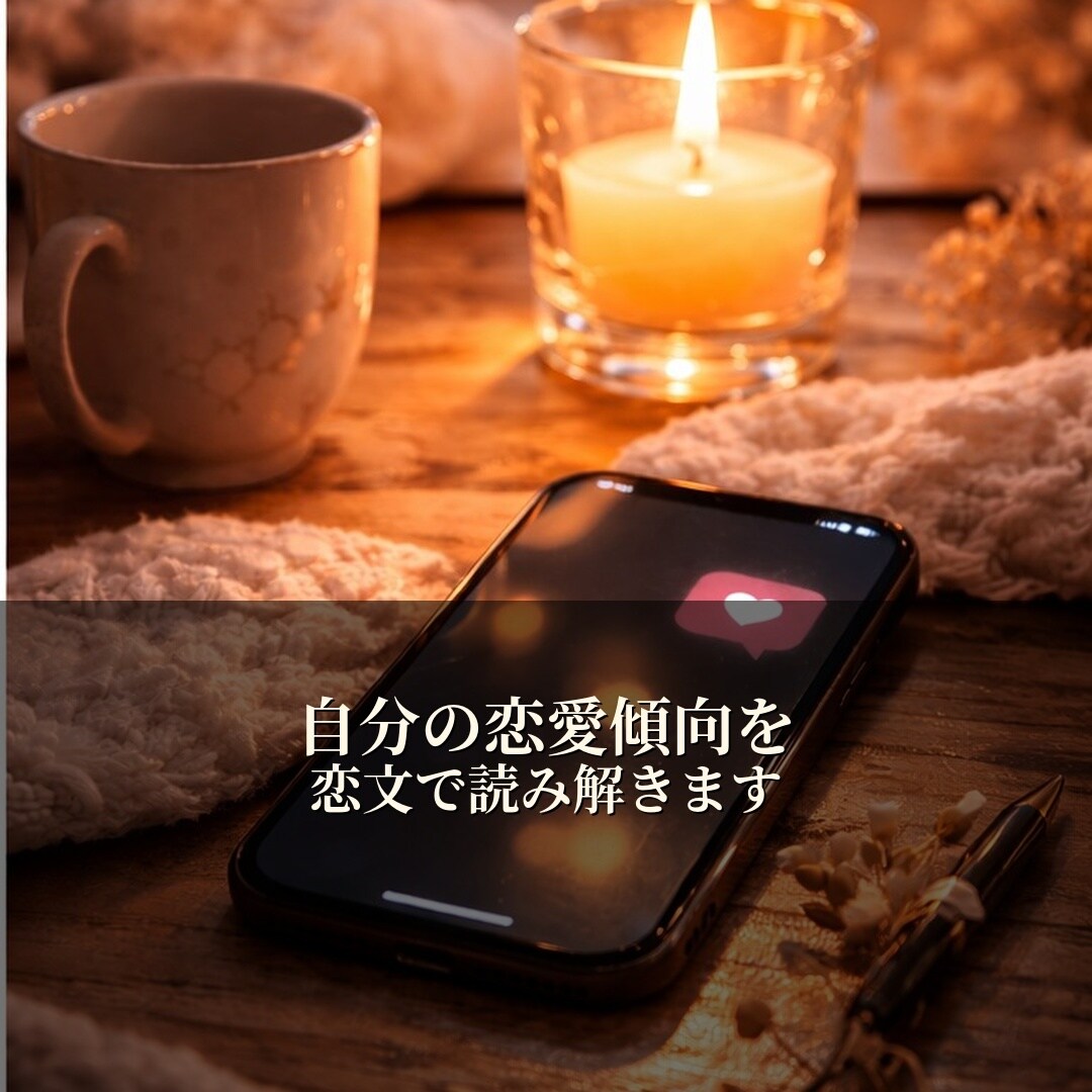 相手の誕生日不要｜恋愛傾向を恋文で鑑定します 誕生日ひとつで、今夜の恋に灯りを灯します イメージ1