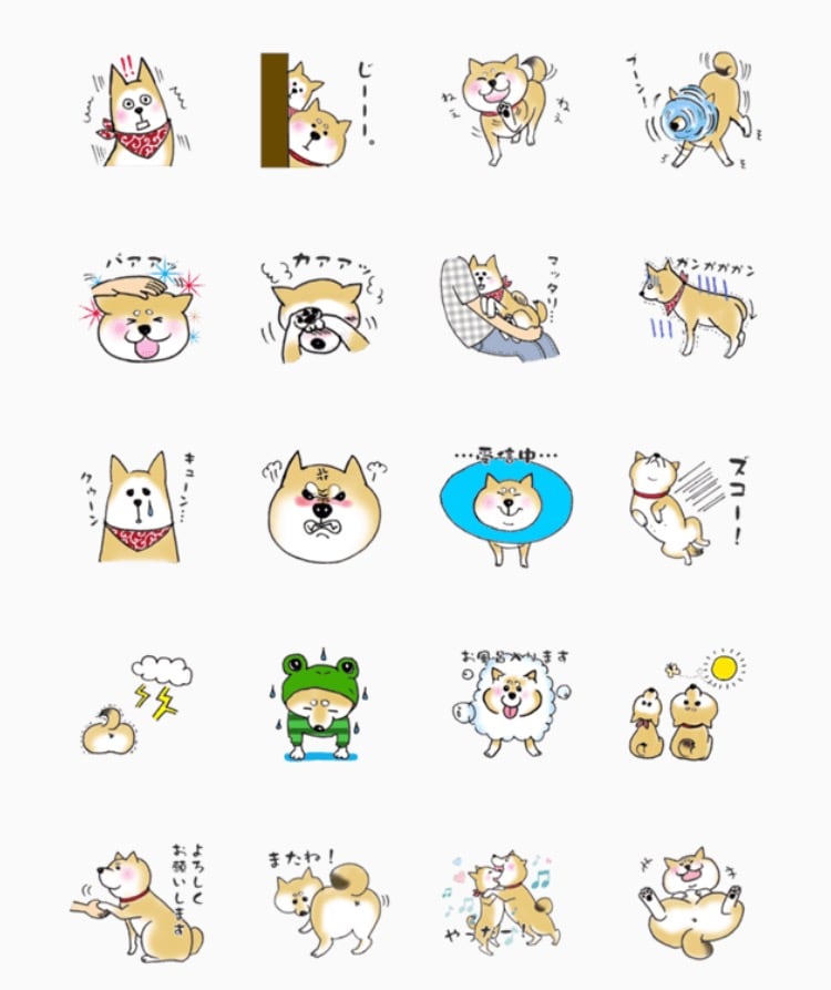 愛犬(ペット)の似顔絵LINEスタンプ作ります 写真を見ながら丁寧に描きます！世界に一つのオリジナル♪ イメージ2