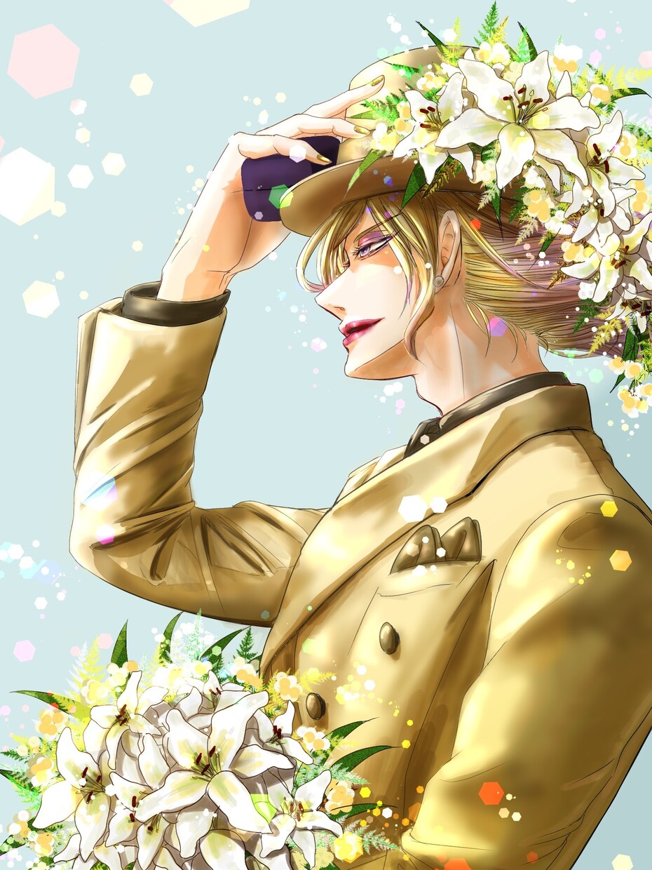 背景付きのカラーイラスト描きます 日常の一瞬を切り取ったような華やかなイラスト描きます イメージ2