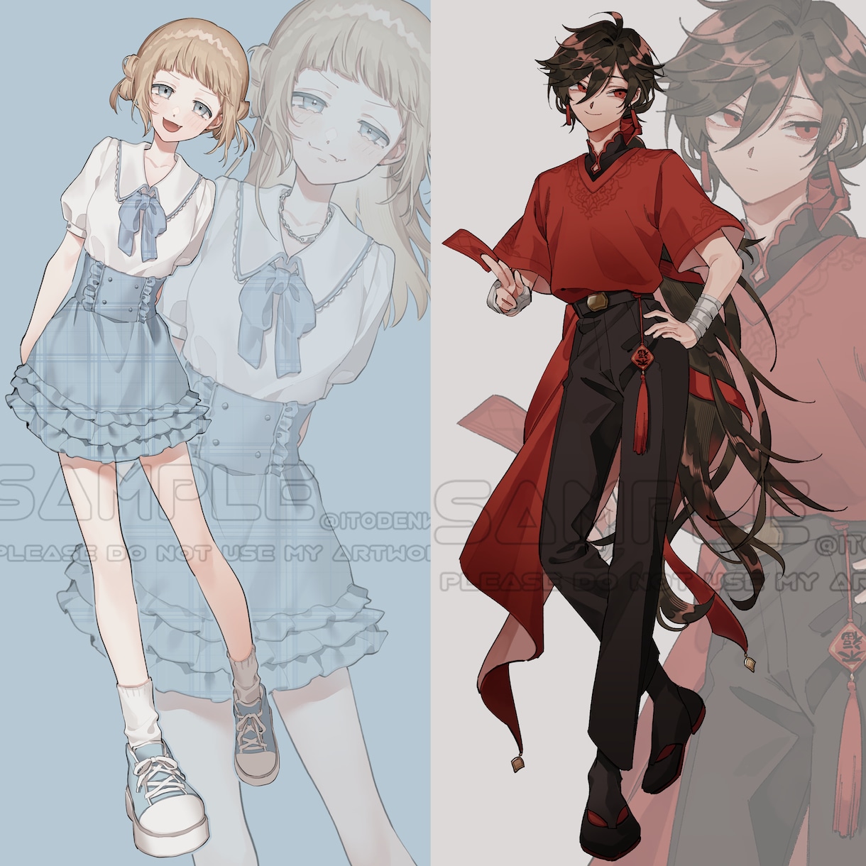 立ち絵制作いたします ご希望の立ち絵・キャラクターデザインを制作します イメージ5