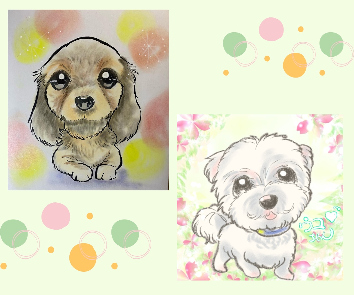 プレゼントにぜひ♪やさしい似顔絵お描きします 贈る人も贈られる人も笑顔になれるパステルタッチです(^^) イメージ5
