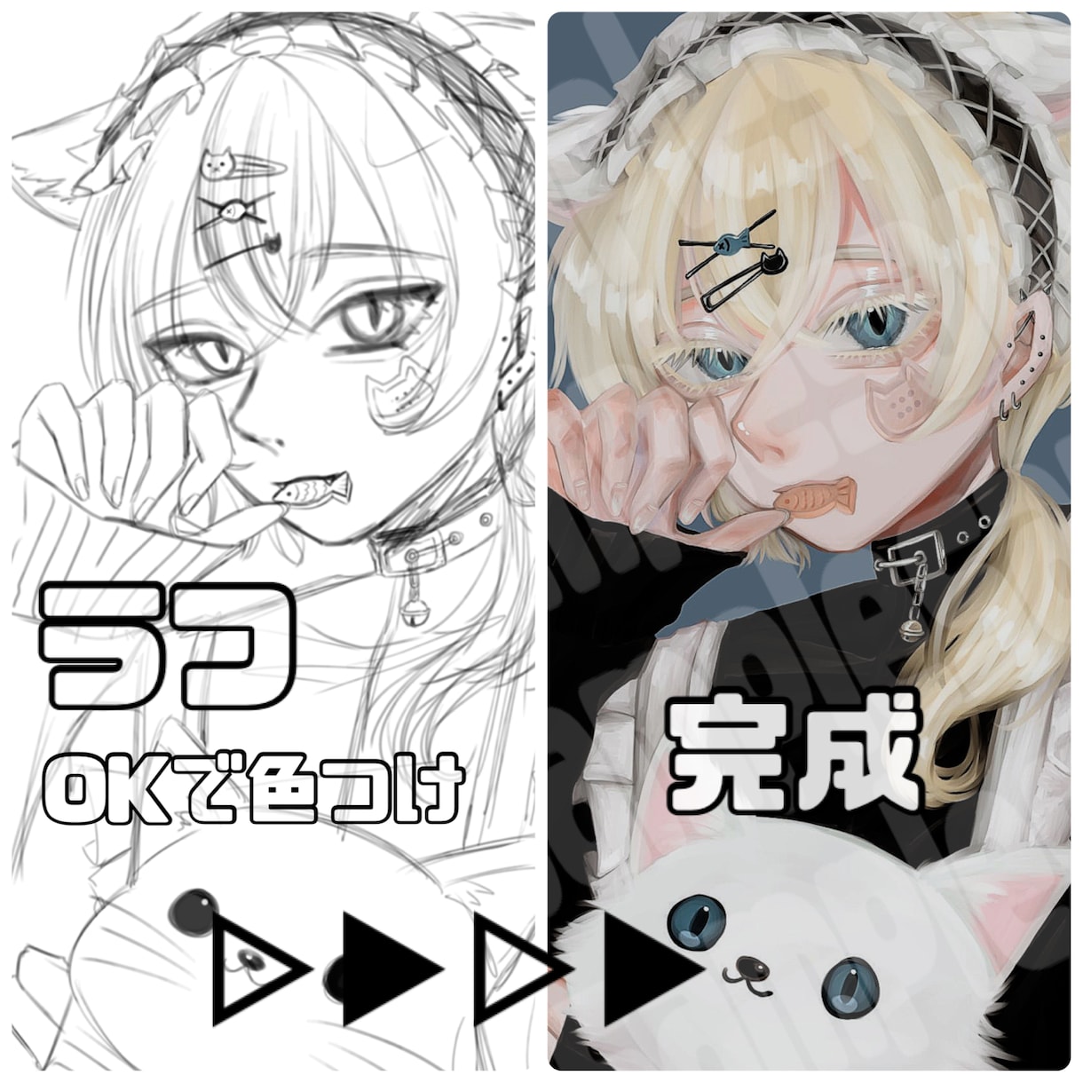 SNSで使えるアイコンイラストや1枚絵作成します 動画の挿絵やヘッダー、夢絵、アイコン等描かせて頂きます。 イメージ2