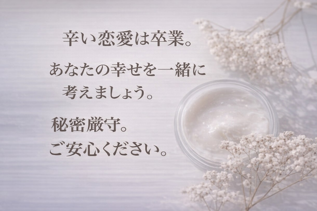 不倫w不倫の“答え”を示し選ばれる未来へ導きます 彼の本音と未来を読み取り、方向性を示します。恋の処方箋付き。 イメージ6
