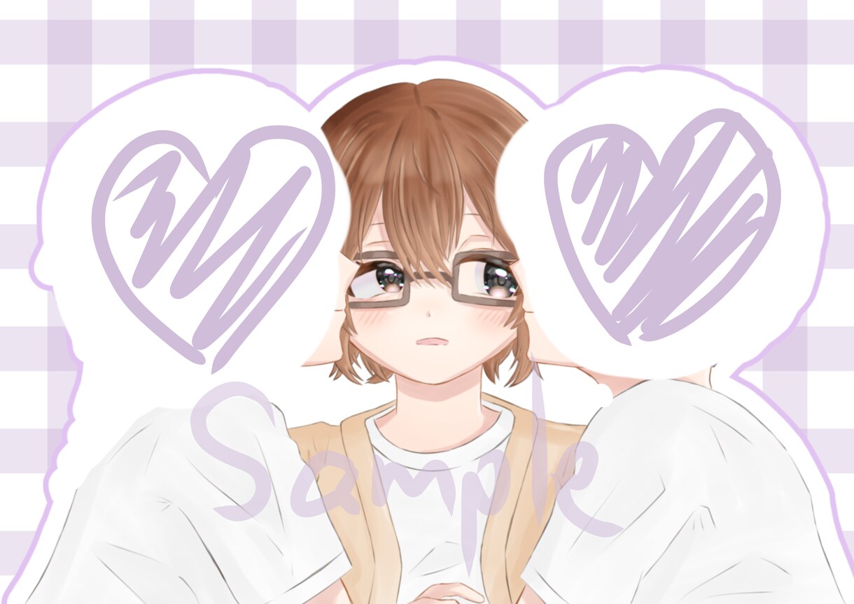 かわいい夢イラストイラスト描きます 希望に沿ったかわいい夢絵描きます イメージ3