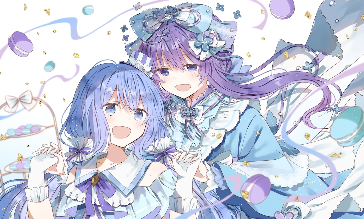 １枚絵などを制作させて頂きます 背景付き１枚絵、サムネイルなどが必要な方へ イメージ1