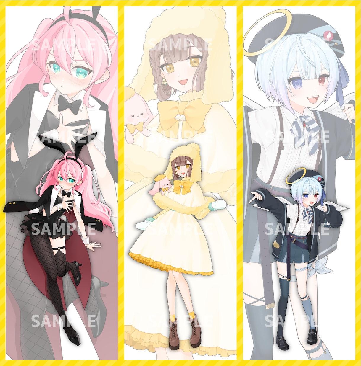 配信活動に！TRPGに！【立ち絵】描きます ＊ポップでかわいい人物・キャラクターイラスト＊ イメージ3