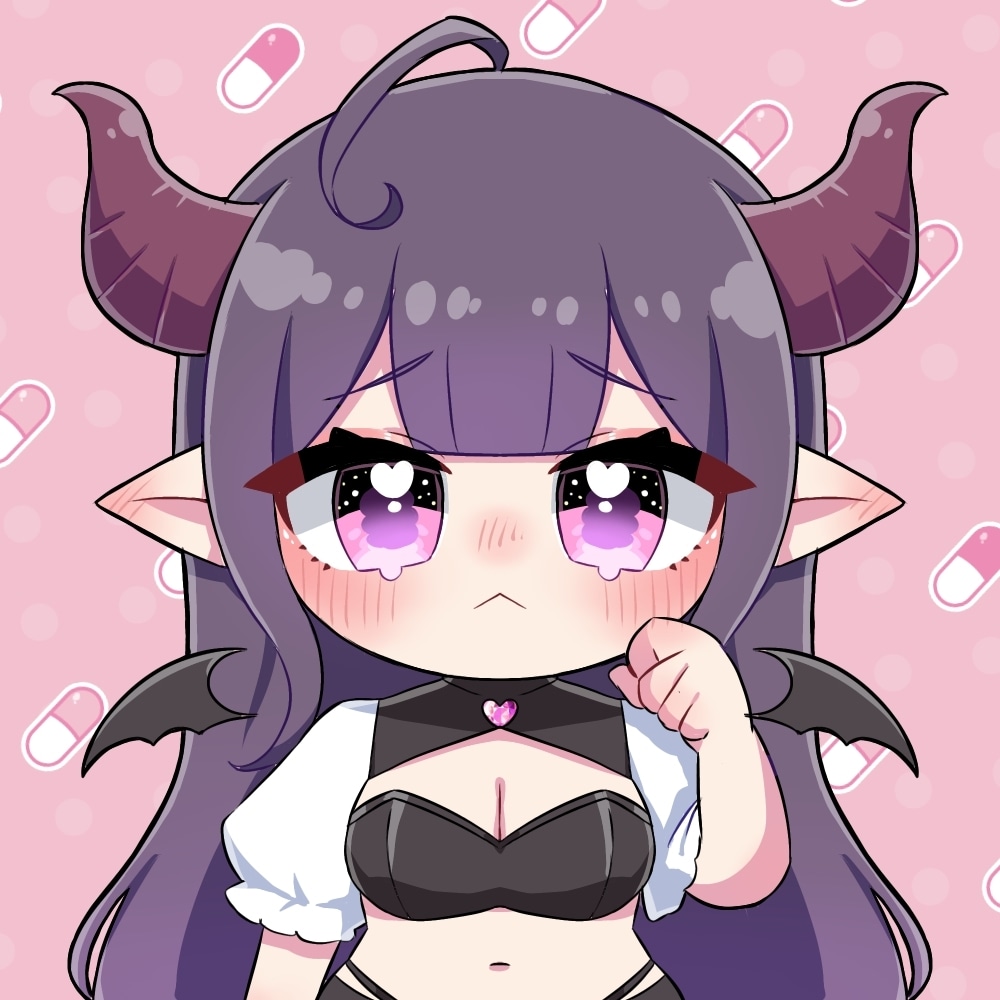 キラキラかわいい女の子のデフォルメアイコン描きます オリジナルキャラクターのアイコンにおすすめ イメージ3