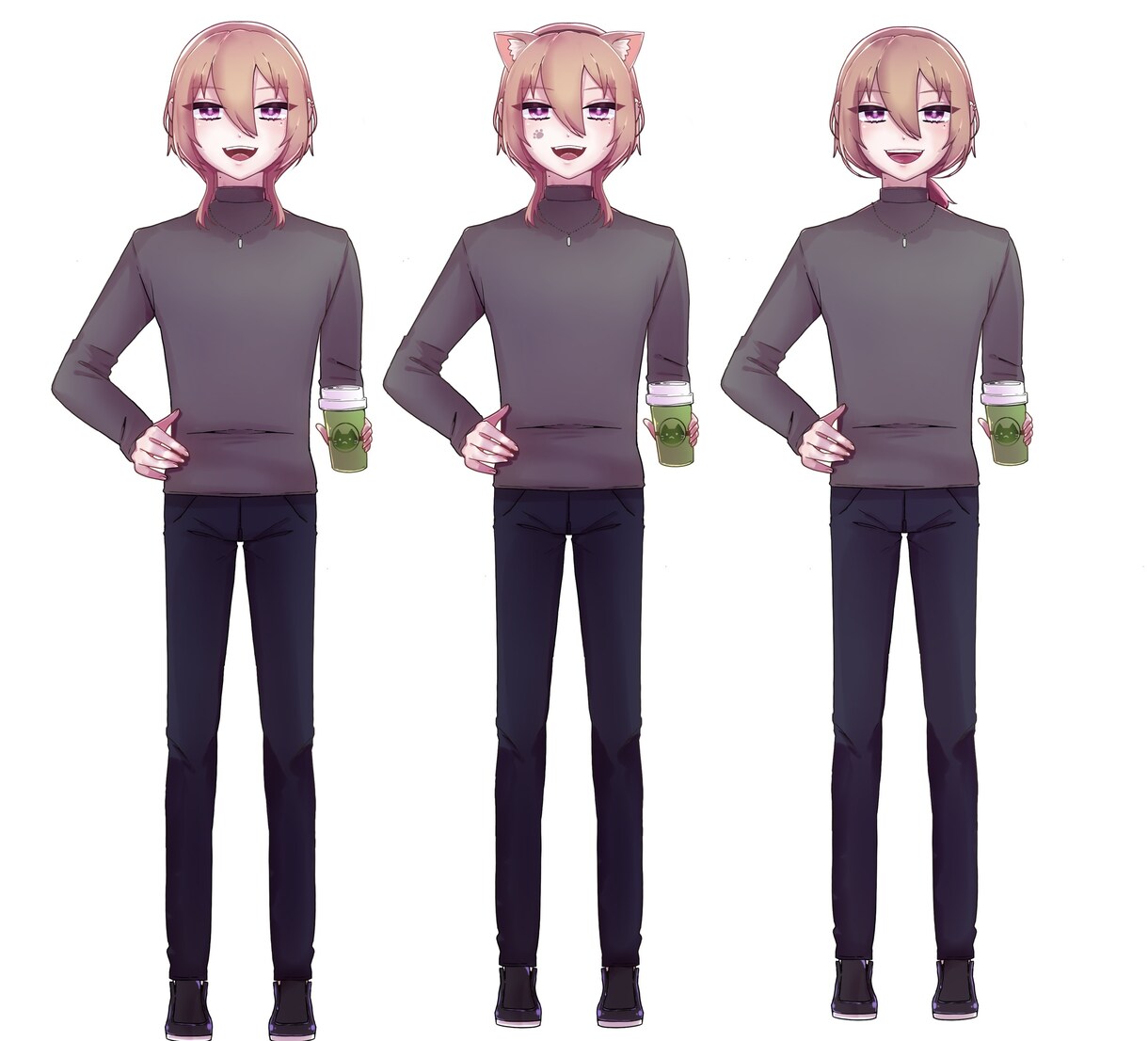 IRIAM向け キャラクターの立ち絵を描きます IRIAMで使えるキャラクターを作りませんか？ イメージ1
