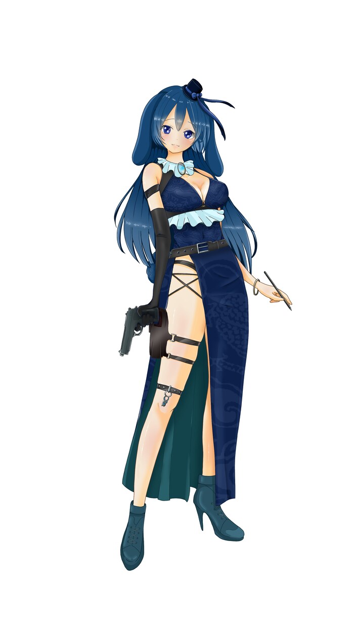 全身立ち絵イラスト作ります 表情差分服装差分付きの全身イラスト作ります！ イメージ4
