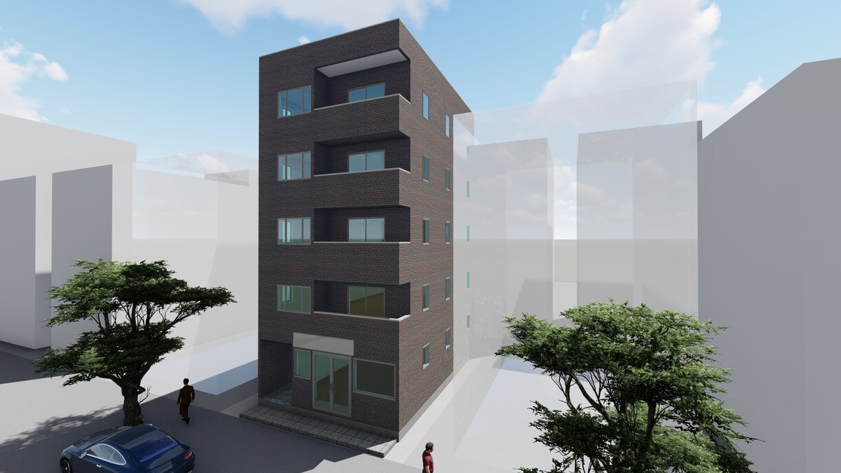 建築CGパースを作成します リーズナブルに活用して受注率ＵＰにお役立てください。 イメージ4