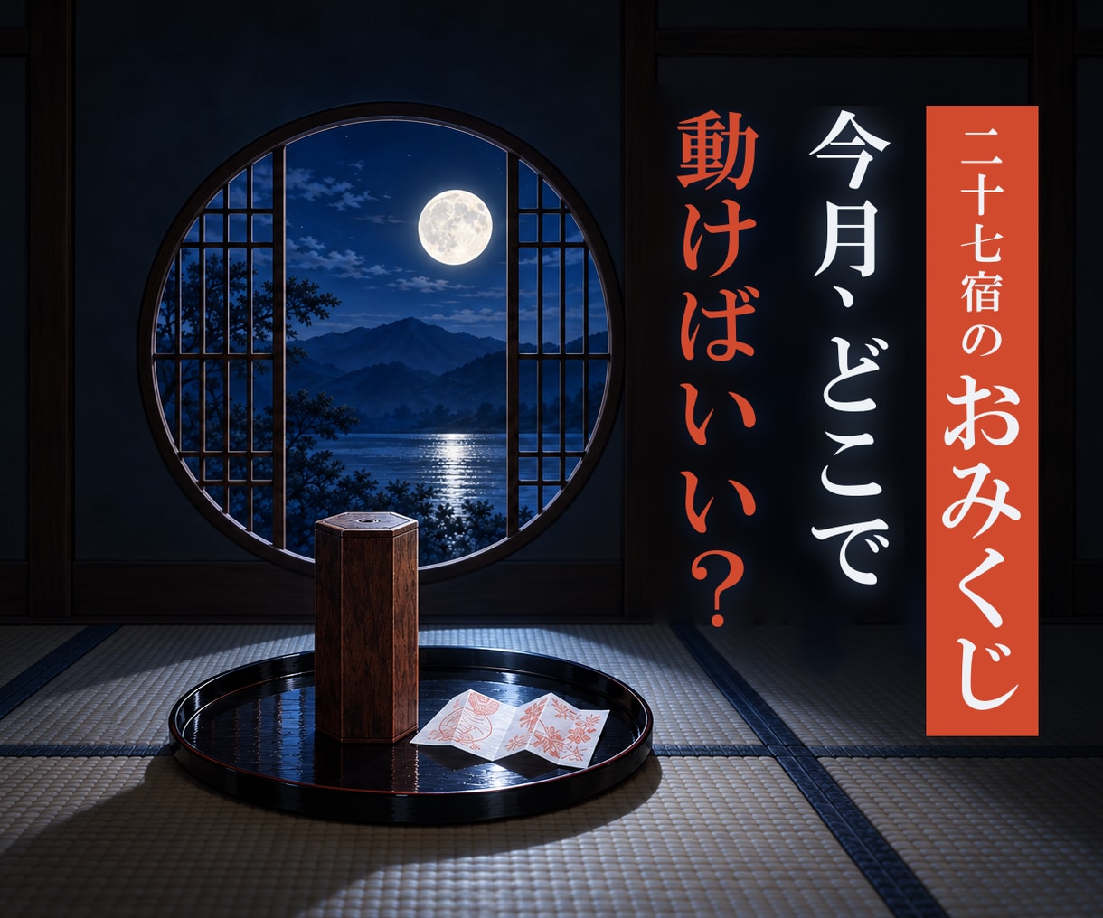 11月限定おみくじ｜今月の運勢と動き方を霊視します 全10項目｜二十七宿で出す、今月の動きどきと慎む週 イメージ1