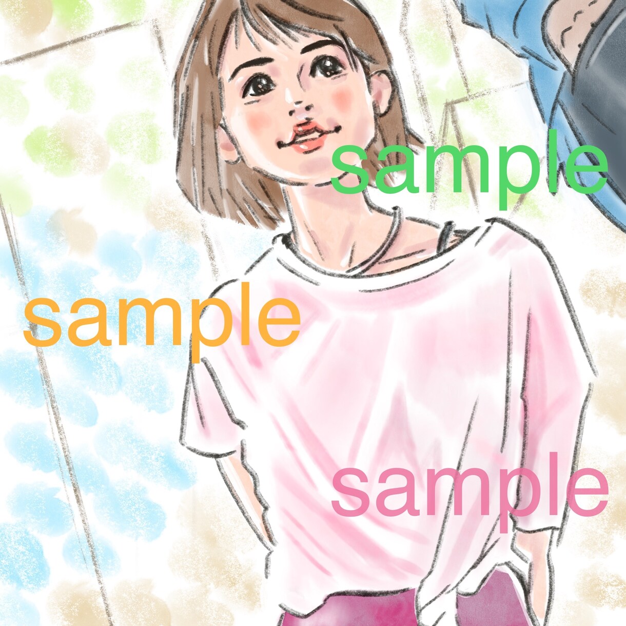 人物入りのイラスト制作を致します 人の魅力を伝えるイラストで、あなたの想いを吹き込むお手伝いを イメージ6