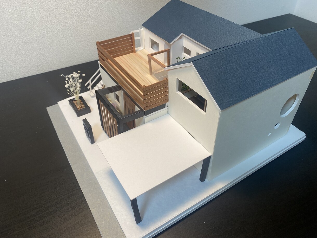 建築学生の1/50の模型を作ります インテリアの提案をして頂ければ簡素に仕上げます1つ500円 イメージ2